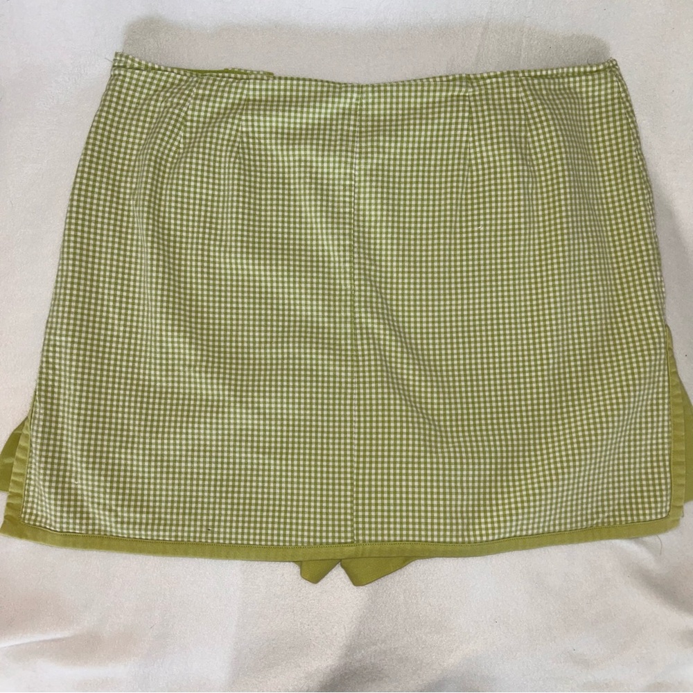 Requirements Lime Checkered Skort - Picture 3 of 5